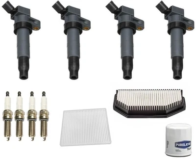 Ignition Coils Spark Plugs & Filters For Hyundai Genesis Coupe 2.0L 2013-2014 - Image 1 of 4