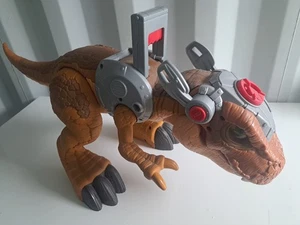 Riesige Fisher-Price Imaginext Jurassic World T-Rex elektrische Dinosaurier Figur funktioniert - Bild 1 von 4