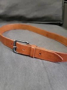 Paul Smith Herren Gürtel Gr. 34/86 Braun Top Grain Leder Made in England TOP - Bild 1 von 10