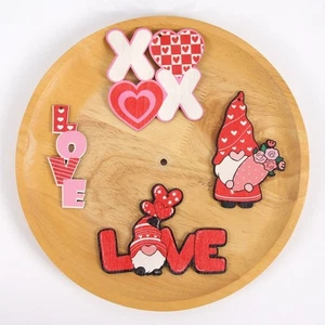 Heart Hanging Decor Love Pendant Easy Installation Love And Kiss Patterns - Picture 1 of 7