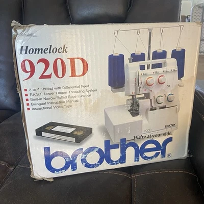 NEW Brother 920D Homelock 4-Thread Serger Sewing Machine - Image 1 of 4