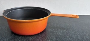 Cacerola naranja volcánica vintage Le Creuset 22 cm hierro fundido - Imagen 1 de 9