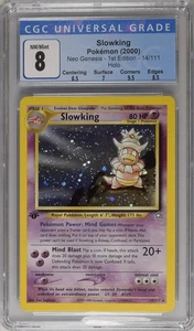 Pokemon 1st Edition Neo Genesis Slowking 14/111 - CGC 8 NM-MT w/ Sub-Grades - Picture 1 of 2