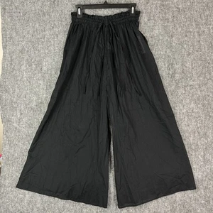 J Crew Cover Up Womens XS Skirt Sarong Sheer Voile Beach Resort Cotton Black - Picture 1 of 14