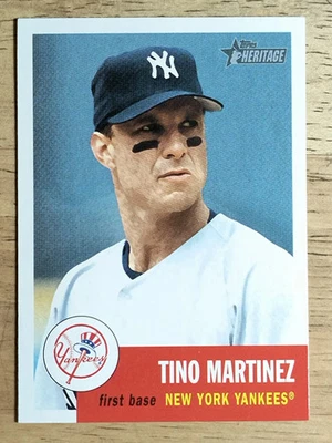 2002 Topps Heritage #77 Tino Martinez - Image 1 of 2
