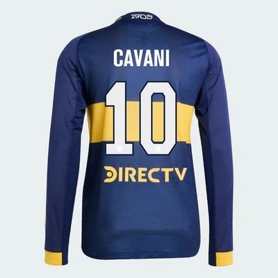 ADIDAS BOCA JUNIORS 25/26 LONG SLEEVE HOME JERSEY AUTHENTIC -PERSONALIZED + LPF- JN6453