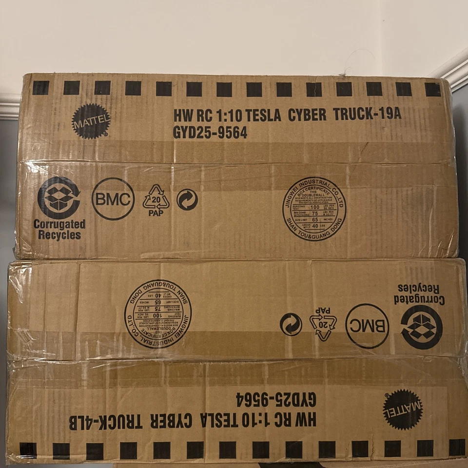 Hot Wheels x Tesla Cybertruck w/ Cyberquad 1:10 Scale RC Car *Sealed* - Image 1 of 1