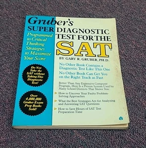 Gruber's Super Diagnostic Test For the SAT By Gary R. Gruber (Copy right 1988) - Picture 1 of 9