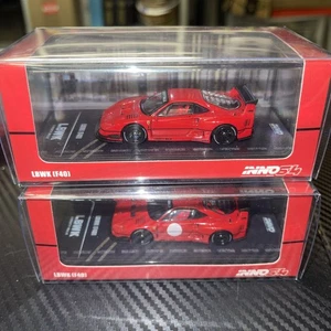 INNO64 LBWK Ferrari F40 Red with No Dot version set USA - Picture 1 of 3