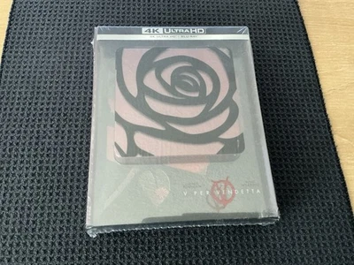 V for Vendetta Limited Edition Titans of Cult Import 4K UHD + Blu-ray STEELBOOK  - Image 1 of 2