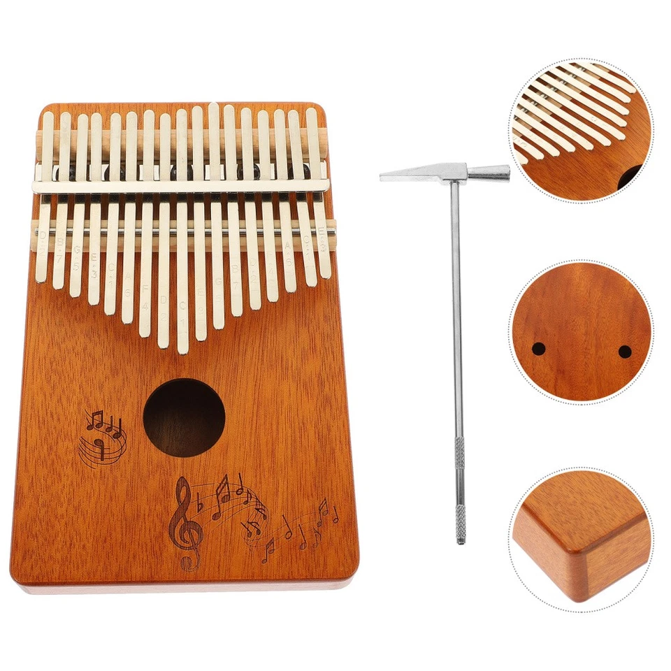 1 Set Kalimba-Tastatur Thumb Piano 17-Ton-Finger-Klavier-Musikinstrument-Angebot - Bild 1 von 4