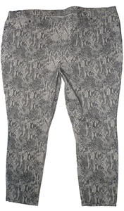 Mujer Terra & Sky Talla Grande Estampado Serpiente Jeggings Talla 4X - Imagen 1 de 3