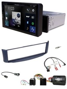 Pioneer DAB Lenkrad Bluetooth USB Autoradio für Smart ForTwo 2004-2007 blau - Bild 1 von 12