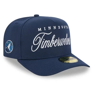 Men's New Era Navy Minnesota Timberwolves 2025 NBA Draft A-Frame 59FIFTY Fitted - Picture 1 of 5
