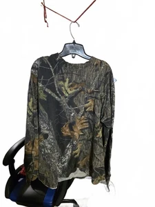 Camisa de Caza Camuflaje Mossy Oak Field Staff Manga Larga Para Hombre 2XL De Colección - Imagen 1 de 6