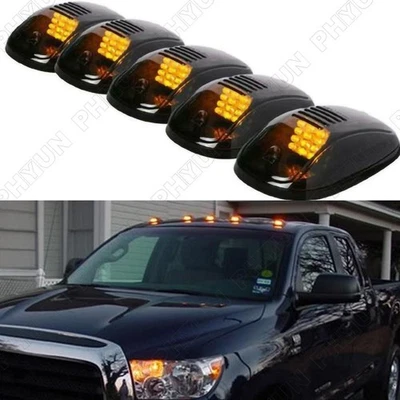 Luz marcadora de techo ámbar para Dodge Ram 1500/2500/3500/4500/5500 cabina de humo para 03-16 Foto 1 de 4