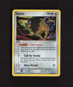 Tauros 12/100 EX Crystal Guardians Holo Rare Pokemon Card LP+ - Picture 1 of 10