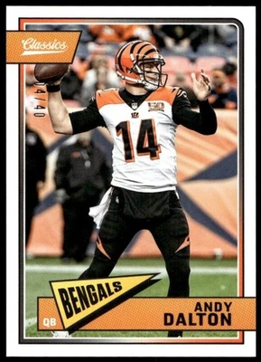 2018 PANINI CLASSICS ANDY DALTON 20 MINT GREEN BACK 4/40 CINCINNATI BENGALS - Image 1 of 2