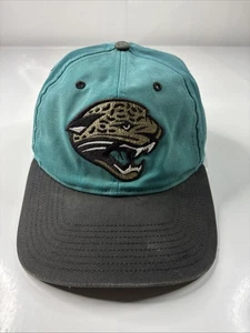 Vintage Jacksonville Jaguars Twins Enterprise Distressed Snapback Hat Cap NFL - Picture 1 of 6