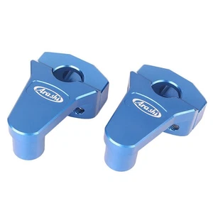 Blue 7/8" 22mm Handlebar Riser With Mounting Kit For Yamaha XVS125 XVS250 - Picture 1 of 6