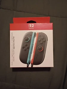 Nintendo Switch 2 Joy Cons light blue (left) & light red (right) - Picture 1 of 5