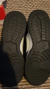 Nike Sb Dunk Low Black/white/orange/gray - Picture 1 of 6