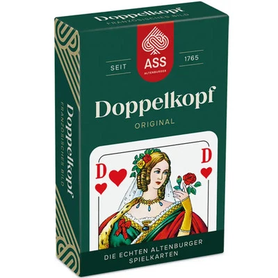 CARTAMUNDI DEUTSCHLAND Doppelkopf, französisches Bild, in Faltschachtel | ASS Altenburger | Spiel