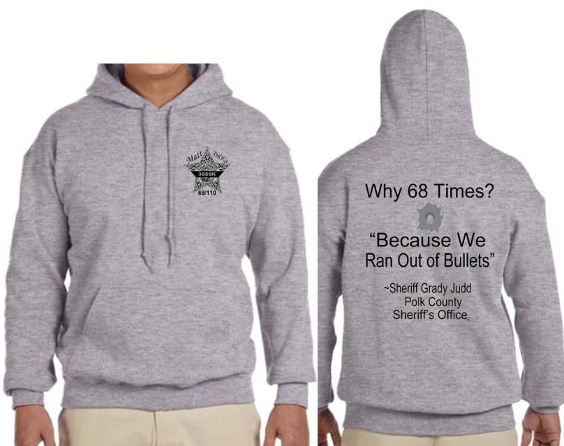 Sudadera con capucha Matt Williams y K9 DiOGi adjunto de la Oficina del Sheriff del Condado de Polk *Envío gratuito Foto 1 de 1