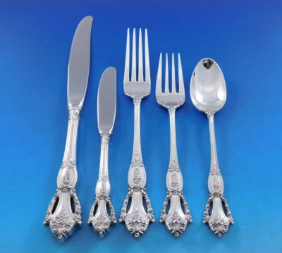 Набор столовых приборов Beauvoir от Tuttle из чистого серебра на 12 персон 66 предметов - Изображение 1 из 4