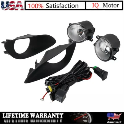Bumper Fog Lights Lamp Kit Fits Toyota Yaris Sedan 2007 2008 2009 2010 2011 2011 - Изображение 1 из 4
