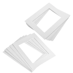 15pcs Photo Frame Mats Pre-cut Photo Display Matting Picture Frame Mats for - Picture 1 of 12