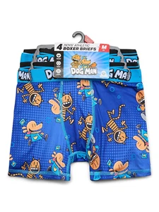 Dog Man Boys Boxer Briefs Underwear, 4-Pack, Sizes XS-XL - Picture 1 of 13