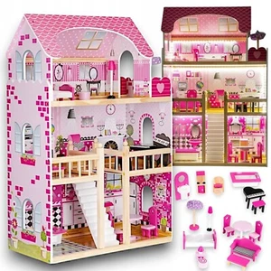 Casa delle Bambole PREMIUM in Legno Grande XXL Villa Mobili per Bambini Regal... - Foto 1 di 10