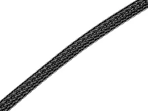 10ft (3m) PTN0.50CB 1/2" (0.5") Carbon PET Flex Braided Expandable Sleeving USA - Picture 1 of 9