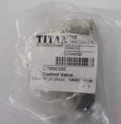 Válvula de control Titan C7NN638E acero inoxidable compatible con New Holland CNH Foto 1 de 4