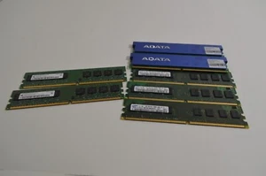 6GB DDR2 DIMM Memory Lot – SAMSUNG, ADATA, PC2-6400U RAM - Picture 1 of 8