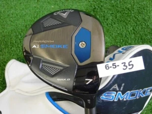 Callaway Paradym Ai Smoke Max D 21* 7 Wood Cypher 50 5.0 Senior w HC Excellent - Picture 1 of 6