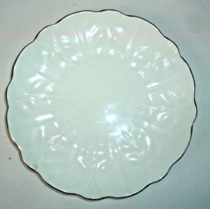 Aynsley Brot & Butter Teller Frühling Krokus 6 1/4" Silberrand - Bild 1 von 2
