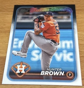 2024 Topps Series 1 Houston Astros 13 Card Team Set Hunter Brown Future Star - Picture 1 of 2