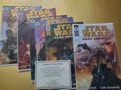 Star Wars Dark Empire #1-6 Gold Foil Complete Set 1993 Dark Horse FN - Image 1 of 4