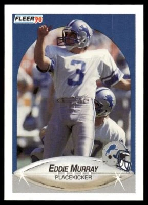1990 Fleer #282 Eddie Murray - Detroit Lions - Image 1 of 2