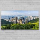 Glass Print Living Room Picture Photo Gift 140X70 Hong Kong From Victoria Peak
