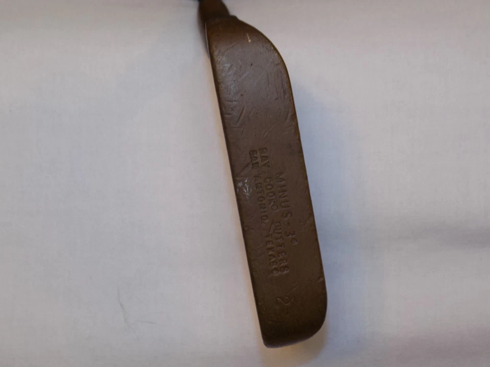 Club de Golf Putter Vintage Ray Cook -3° 35.5" San Antonio Texas Foto 1 de 4