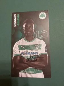 Greuther Fürth, D. Abiama, 20/21, tarjeta de autógrafo, fútbol - Imagen 1 de 1