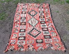 Antique Manastir- Sharkoy Balkan Kilim-Carpet-from Bulgararia- Very Rare Model  