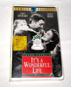It's a Wonderful Life (VHS, Original ungeschnittene Muschelschale) inkl. Messingornament VERSIEGELT - Bild 1 von 2