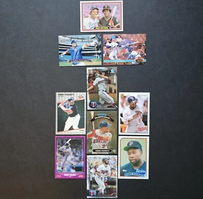 Topps Joe Mauer Bowman Kirby Puckett sp refractor cromado + radiocontrol Alex Kirilloff Foto 1 de 4