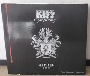 KISS - KISS SYMPHONY ALIVE IV 2003 SANCTUARY SANDL195 UK 2CD's EMBOSSED DIGIPAK - Picture 1 of 4