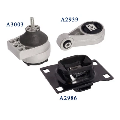 3pcs Engine Motor & Transmission Mount for 2000-2003 Ford Focus l4 2.0L DOHC - Image 1 of 4