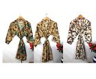 Zestaw 3 sztuk bawełniana krótka tkanina z nadrukiem kimono czeska szlafrok 1